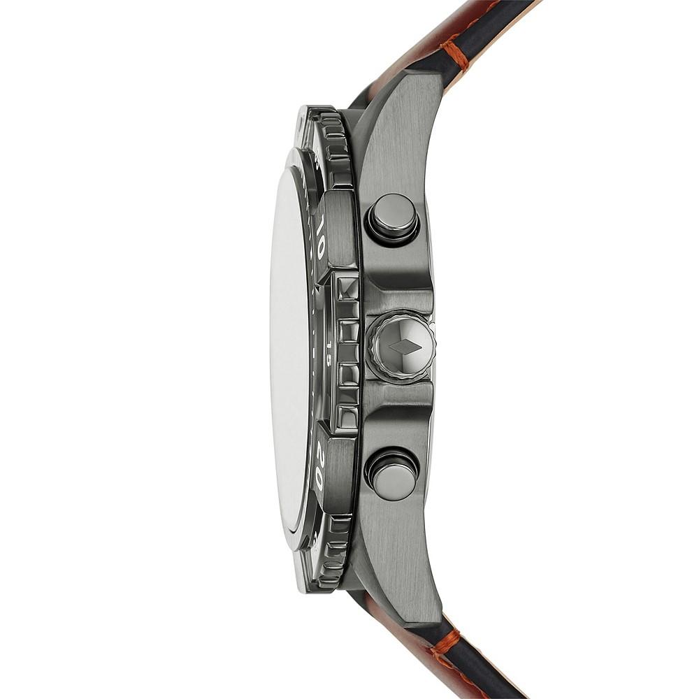Men's Garrett Brown Leather Strap Watch 44mm商品第3张图片规格展示