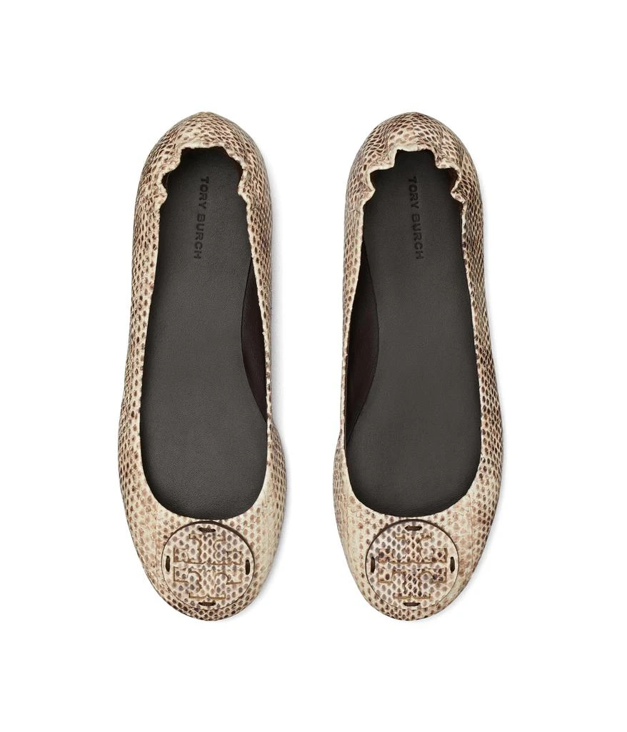 商品Tory Burch|Minnie Travel Ballet with Leather Logo 芭蕾鞋,价格¥1308,第2张图片详细描述