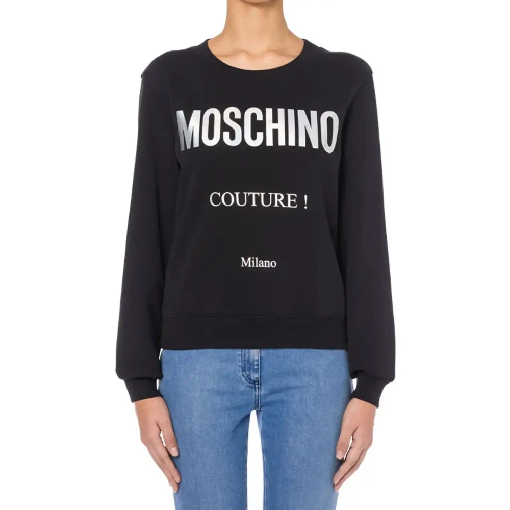 MOSCHINO 黑色女士卫衣/帽衫 EJ1704-5527-1555 商品