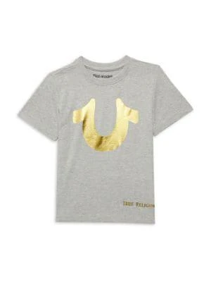 商品True Religion|Little Boy’s Metallic Logo Tee,价格¥129,第1张图片