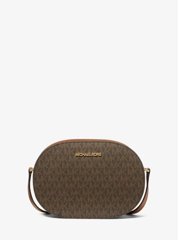 商品Michael Kors|Jet Set Travel Medium Signature Logo Crossbody Bag,价格¥519,第1张图片
