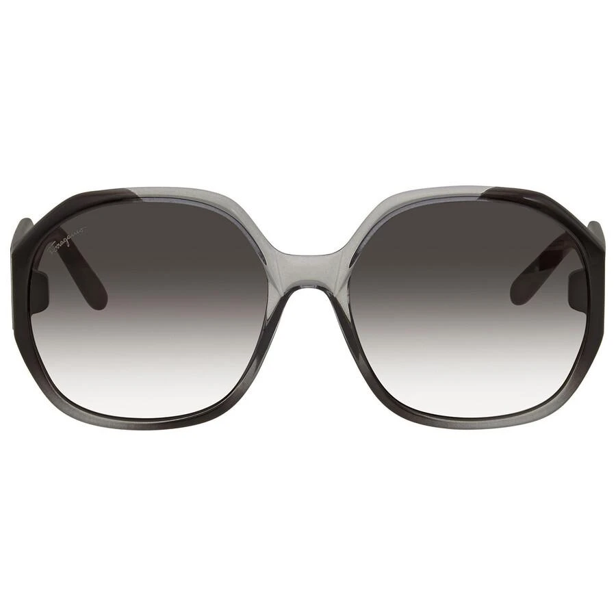 商品Salvatore Ferragamo|Salvatore Ferragamo Grey Gradient Butterfly Sunglasses SF943S 007 60,价格¥454,第1张图片
