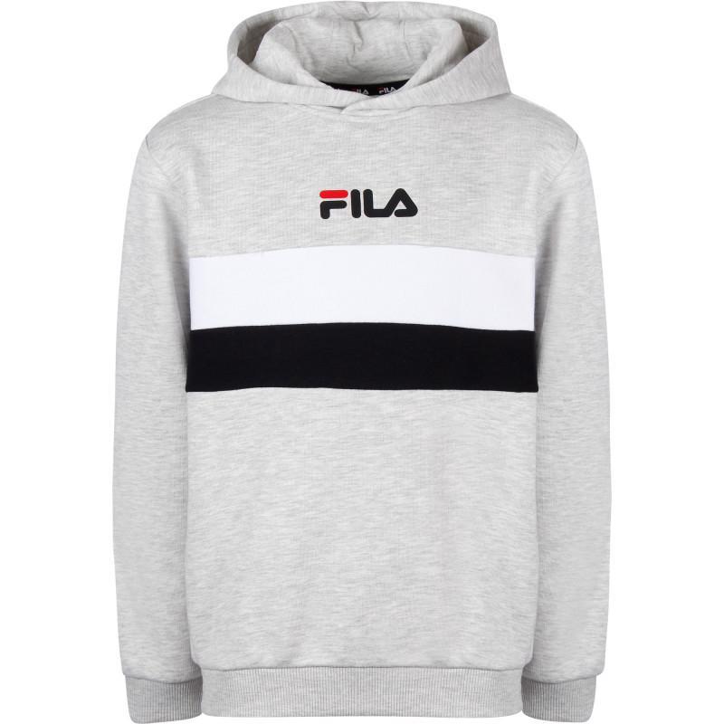商品Fila|Striped logo print hoodie in gray,价格¥860,第4张图片详细描述