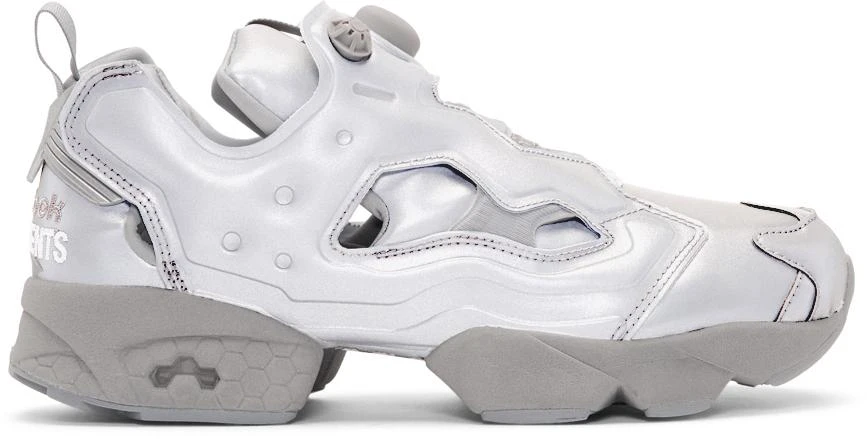 商品Vetements|Grey Reebok Edition Reflective Instapump Fury Sneakers,价格¥2160,第1张图片