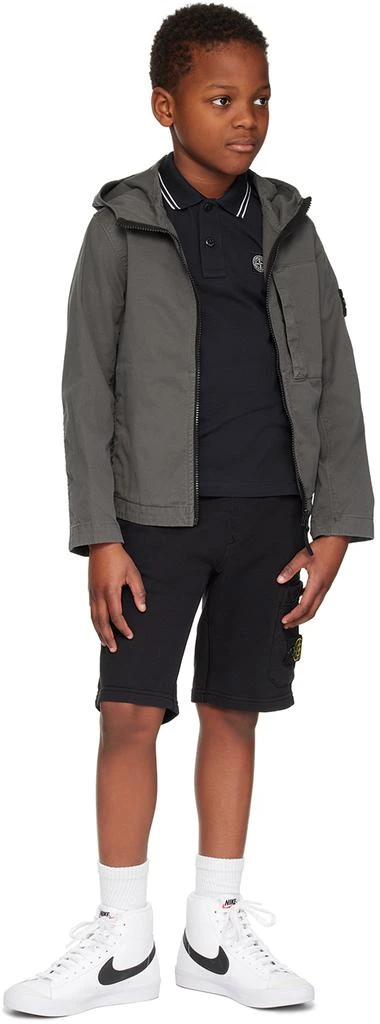 商品Stone Island Junior|Kids Gray Patch Jacket,价格¥1899,第5张图片详细描述