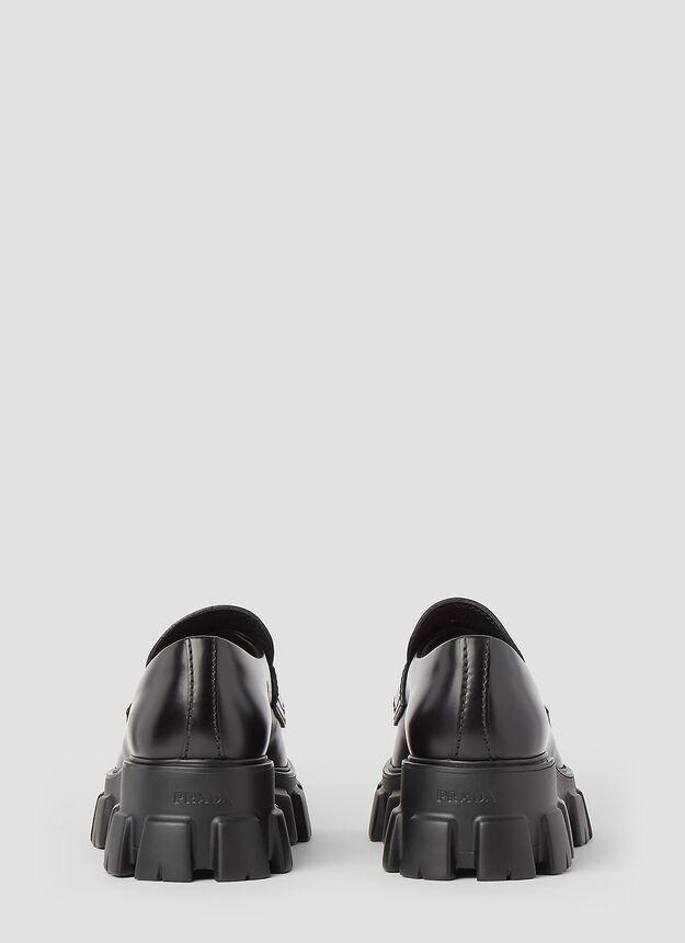 Monolith Leather Loafers in Black商品第4张图片规格展示