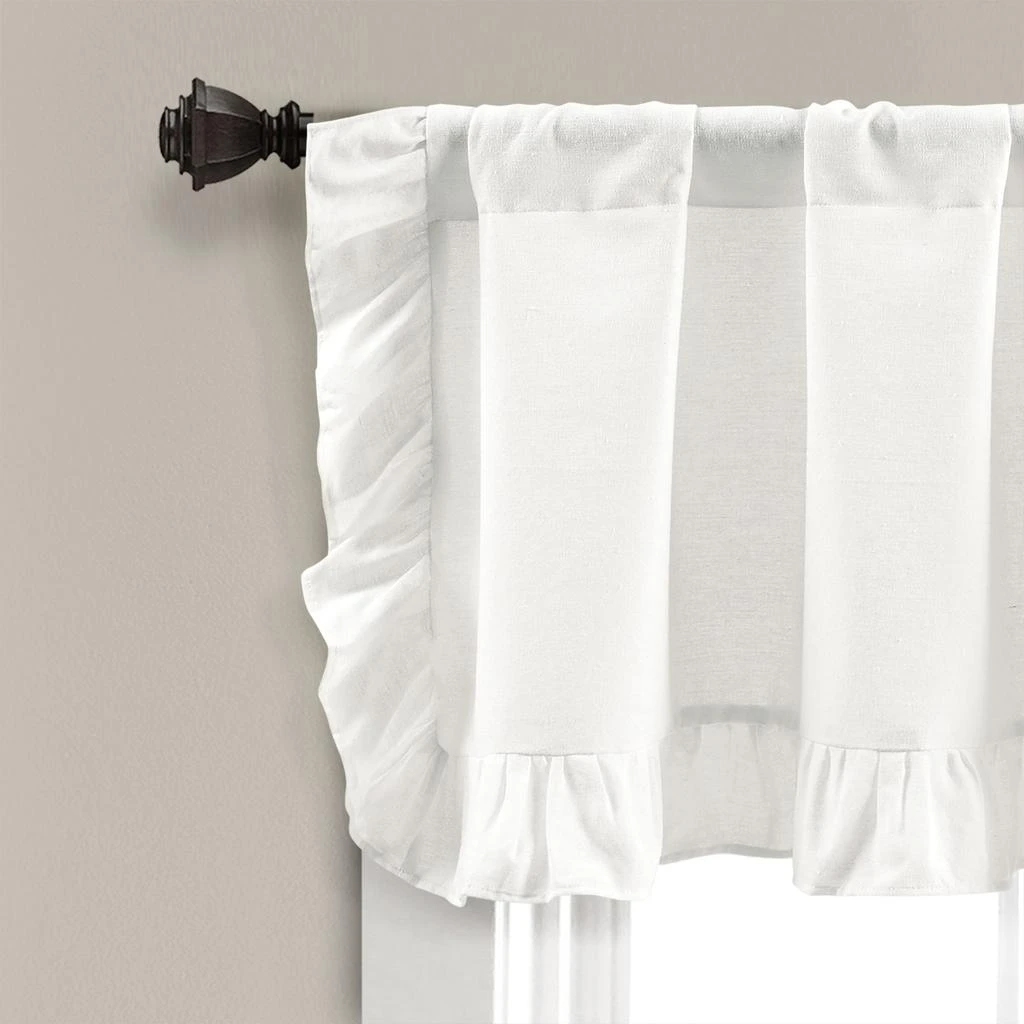商品Lush Decor|Faux Linen Ruffle Valance,价格¥268,第4张图片详细描述