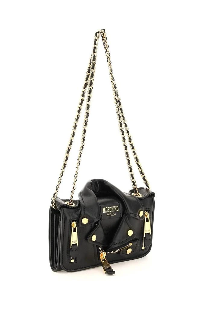 商品Moschino|Moschino Biker Micro Crossbody Bag,价格¥4929,第3张图片详细描述