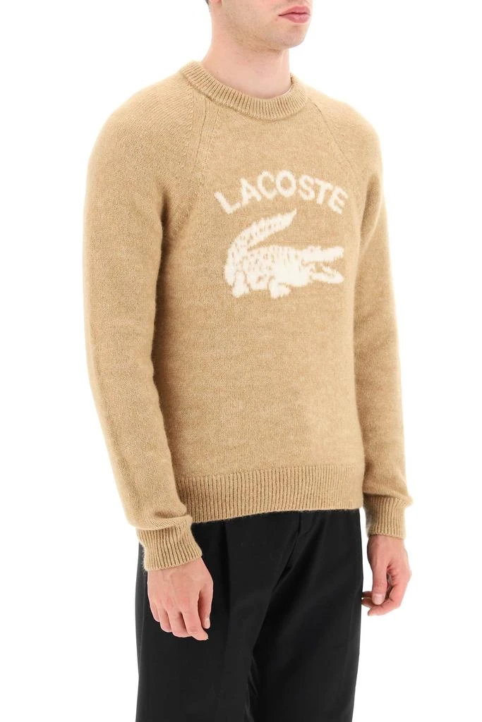 商品Lacoste|Lacoste Logo Intarsia Alpaca Blend Sweater,价格¥1895,第2张图片详细描述