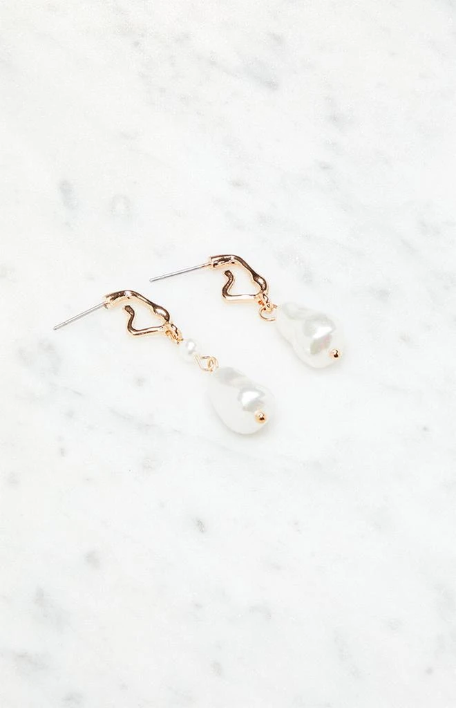 商品LA Hearts|Pearl Drop Earrings,价格¥21,第2张图片详细描述