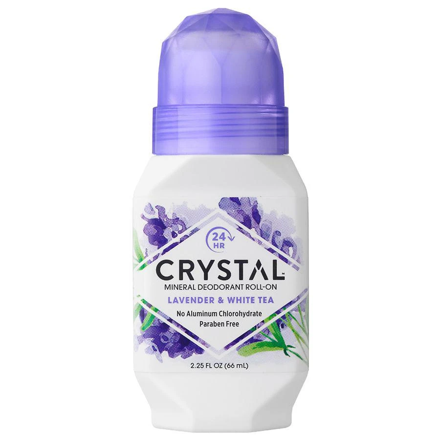 商品Crystal|Mineral Enriched Deodorant Roll-On Lavender & White Tea,价格¥57,第1张图片