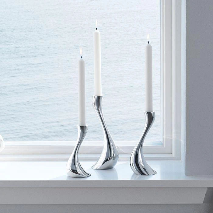 商品Georg Jensen|Cobra Candleholder, Set of 3,价格¥1875,第4张图片详细描述