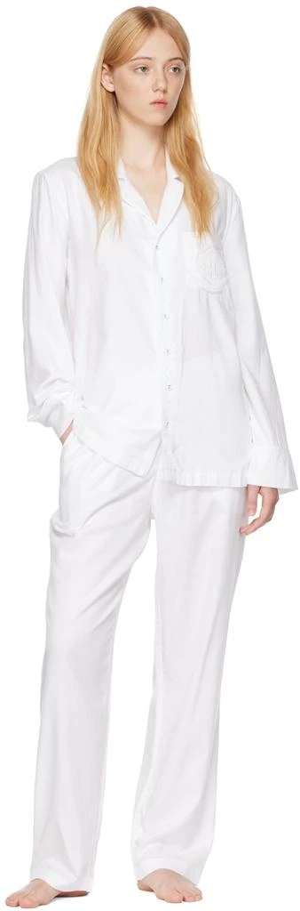 商品SKIMS|White SKIMS Hotel Sleep Pants,价格¥473,第4张图片详细描述