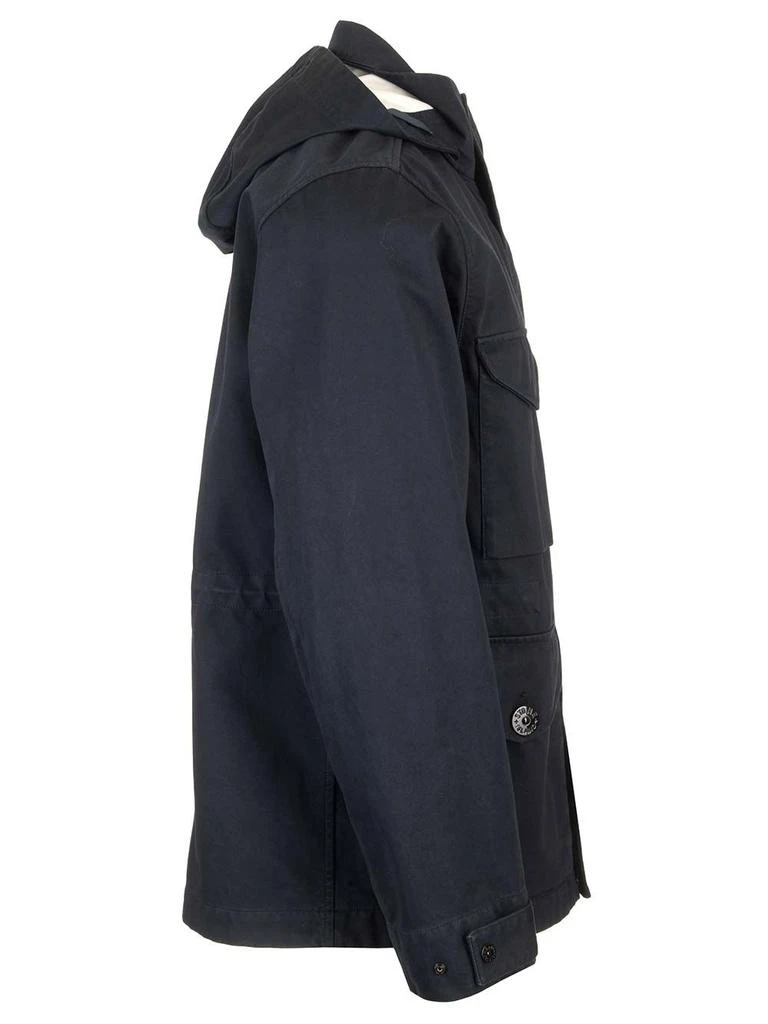 商品Stone Island|Field Jacket Jackets Blue,价格¥5333,第3张图片详细描述