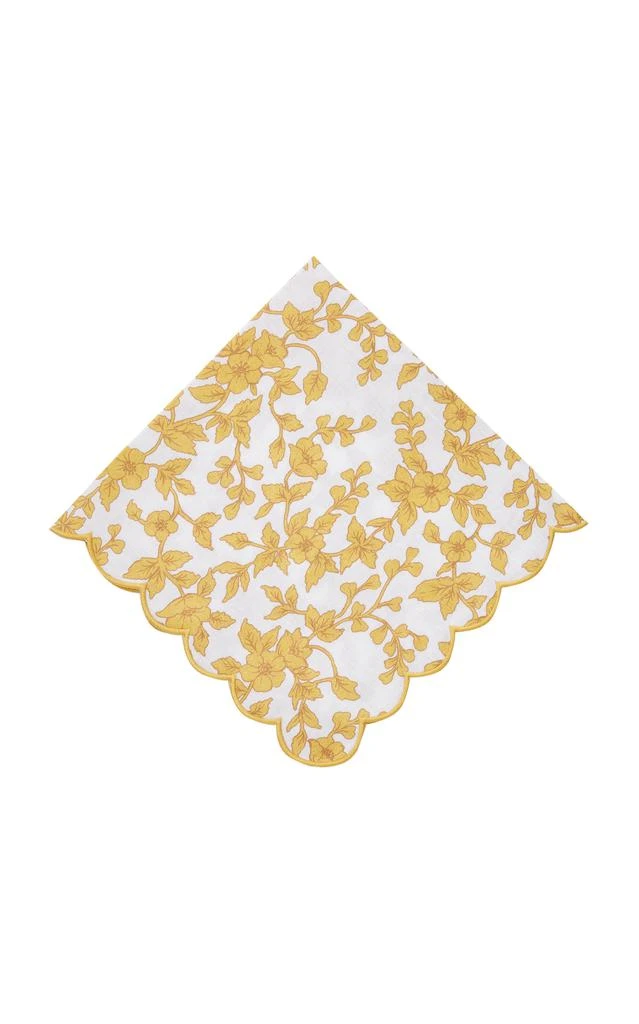 商品MoDA|Moda Domus - Set-of-Four Linen Dinner Napkins - Blue - Moda Operandi,价格¥835,第1张图片详细描述