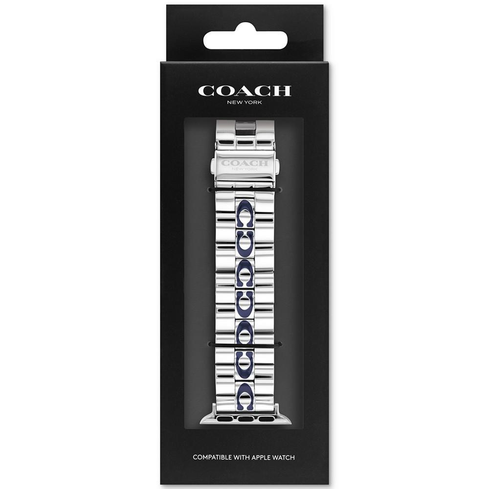 商品Coach|Stainless Steel Bracelet Apple Watch® Bracelet 38mm/40mm,价格¥642,第6张图片详细描述