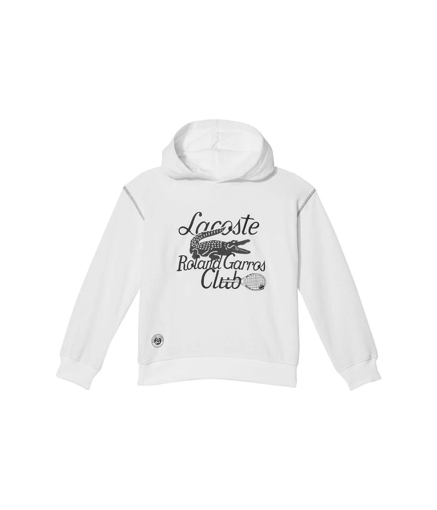 Lacoste Kids Long Sleeve Roland Garros French Terry Sweatshirt (Little Kids/Big Kids) 1