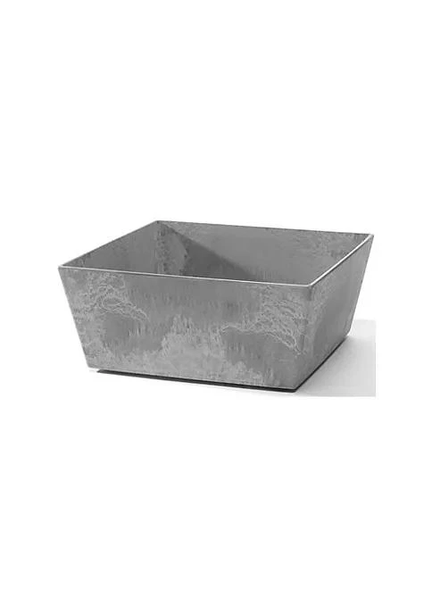 商品Novelty|Novelty 36100 Ella Low Square Planter Grey   10 Inches,价格¥193,第1张图片