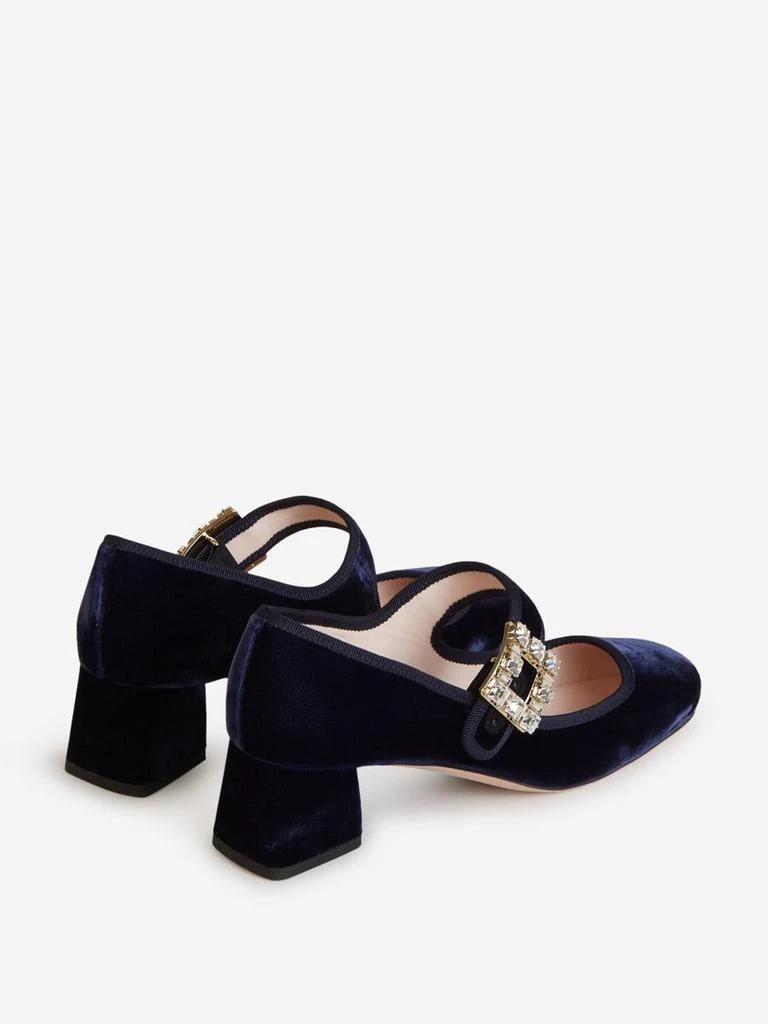 商品Roger Vivier|Roger Vivier Velvet Mary Jane Shoes,价格¥6899,第3张图片详细描述