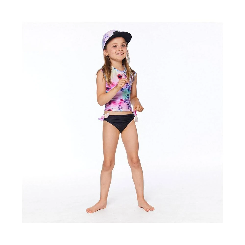 商品Deux par Deux|Girl Printed Two Piece Rashguard Multicolor Flowers - Toddler|Child,价格¥172,第2张图片详细描述