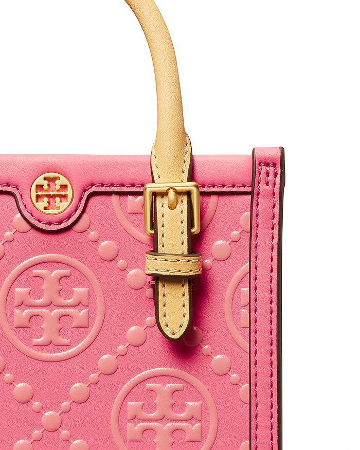 商品Tory Burch|Mini T Monogram Contrast Embossed Tote,价格¥1725,第4张图片详细描述