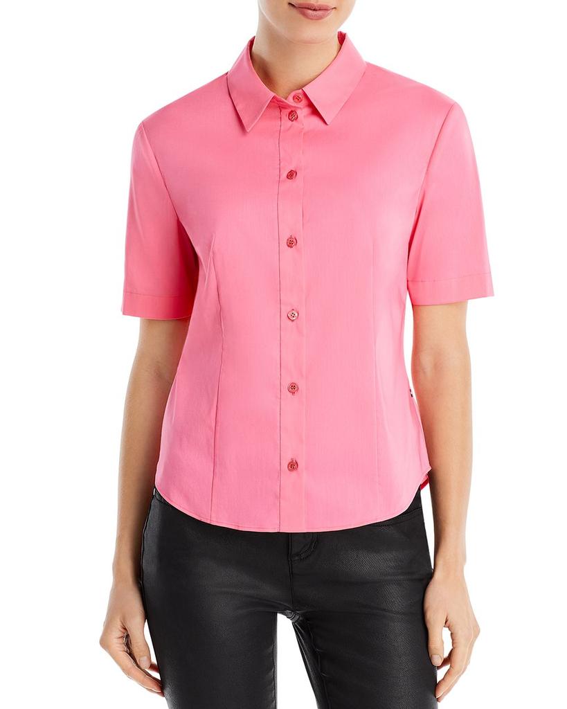 Bashinea Short Sleeve Button Down Shirt商品第1张图片规格展示