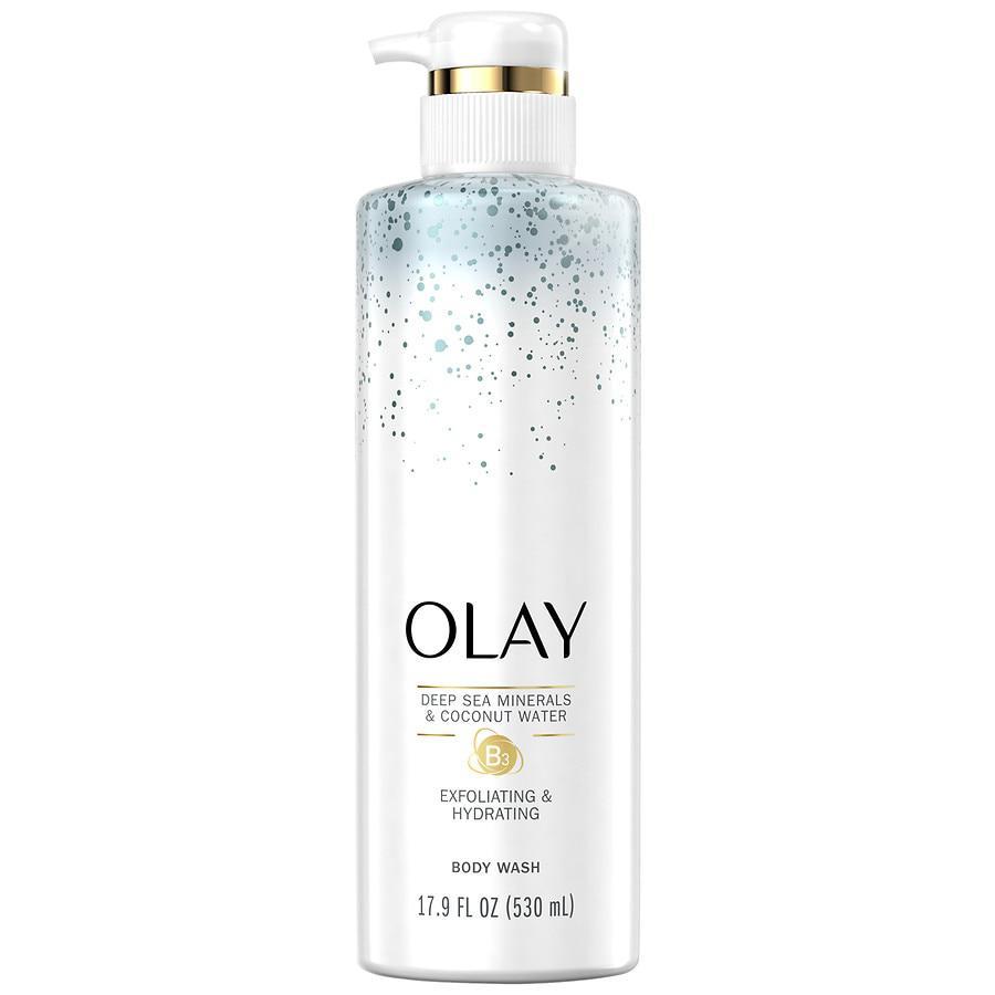 商品Olay|Premium Exfoliating & Hydrating Body Wash Deep Sea Mineral and Coconut Water,价格¥74,第1张图片