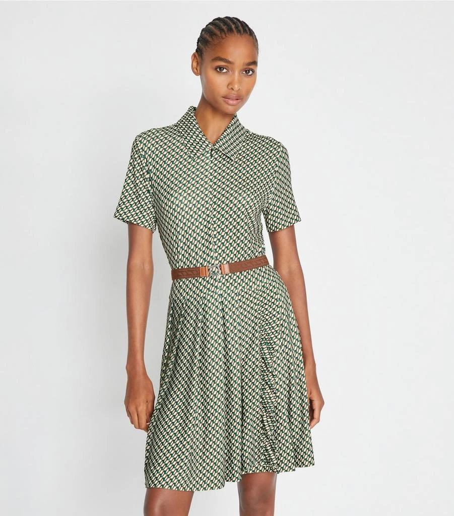 商品Tory Burch|Printed Pleated Zip-Front Golf Dress,价格¥1496,第2张图片详细描述