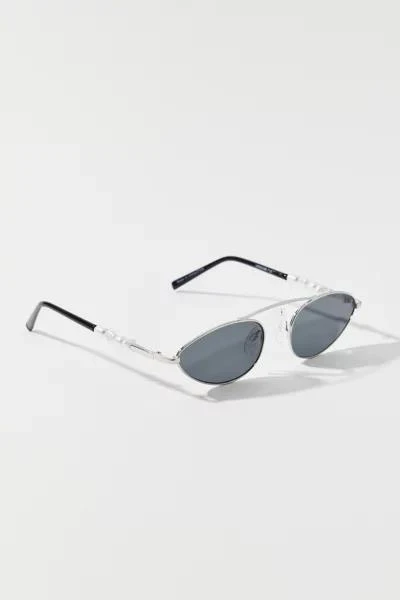 商品Urban Outfitters|Poe Metal Cat-Eye Aviator Sunglasses,价格¥39,第1张图片