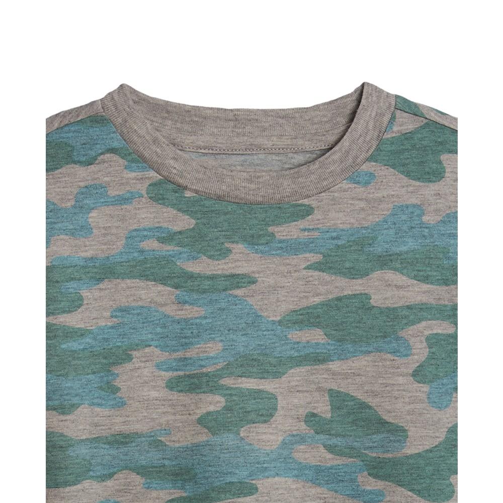 Little Boys Camouflage Graphic T-shirt商品第2张图片规格展示