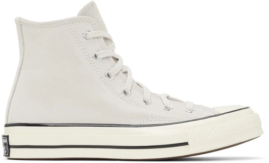 商品Converse|Gray Chuck 70 Suede Sneakers,价格¥718,第1张图片