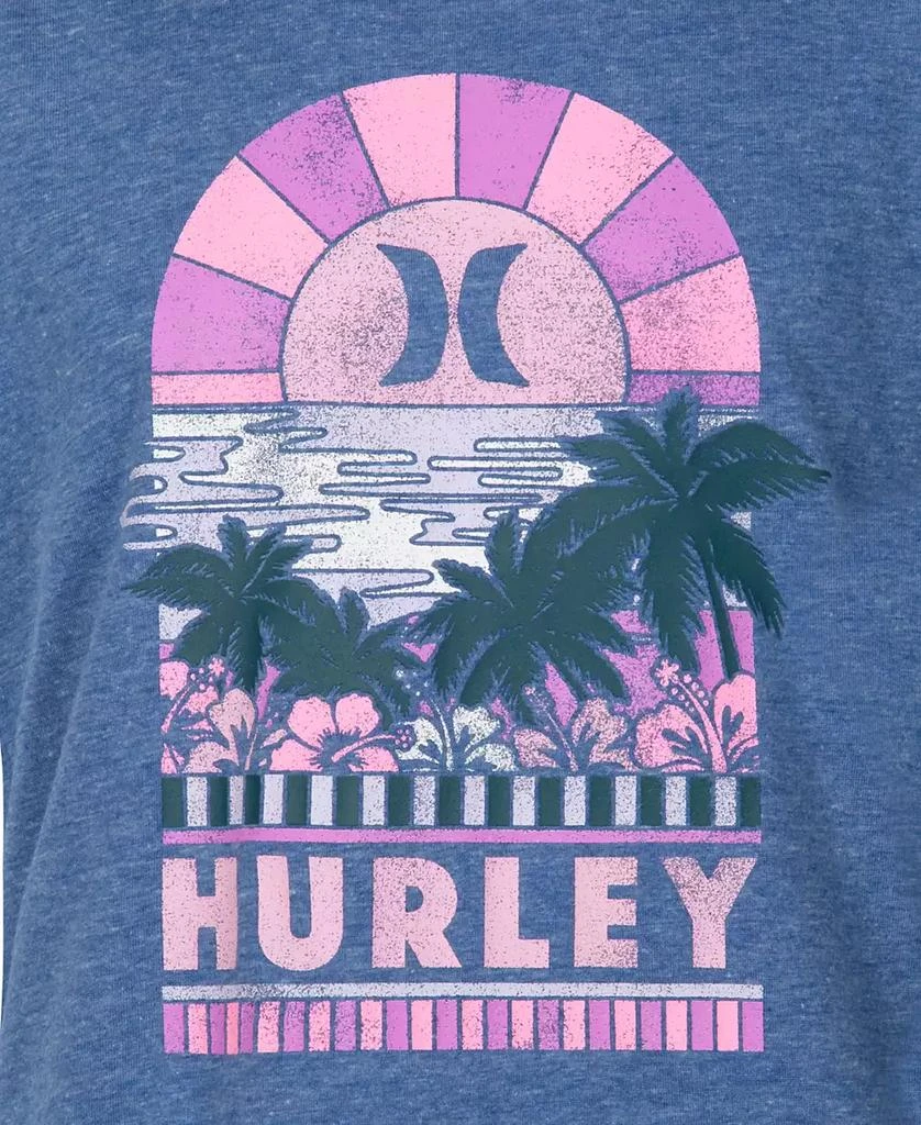 商品Hurley|Big Girls Sunset Short Sleeves T-shirt,价格¥105,第3张图片详细描述