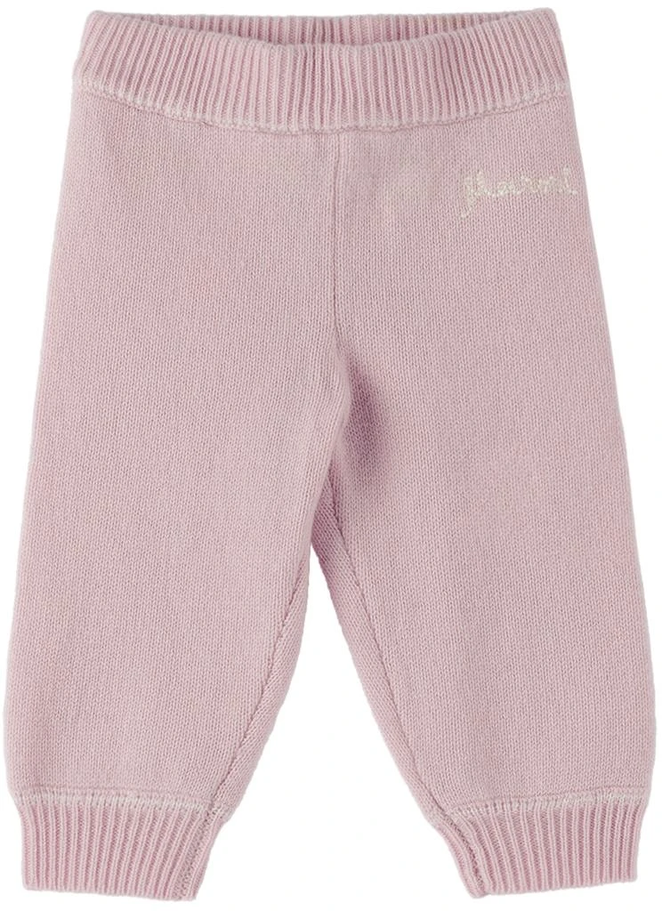 商品Marni|Baby Pink Logo Lounge Pants,价格¥528,第1张图片