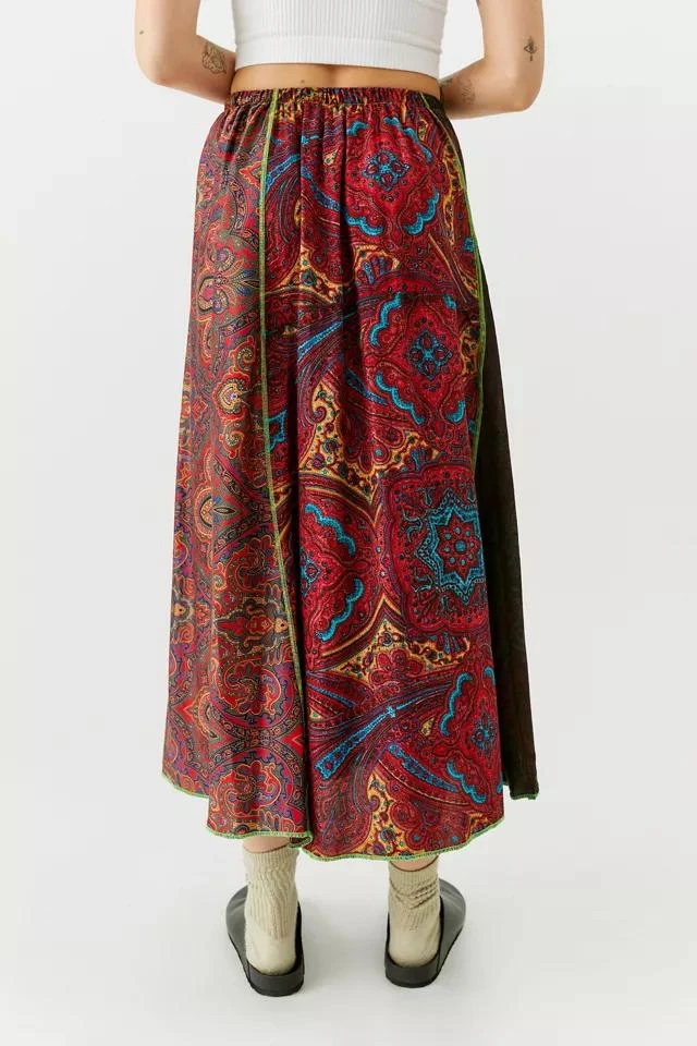 商品Urban Renewal|Urban Renewal Remade Dark Paisley Paneled Maxi Skirt,价格¥113,第3张图片详细描述