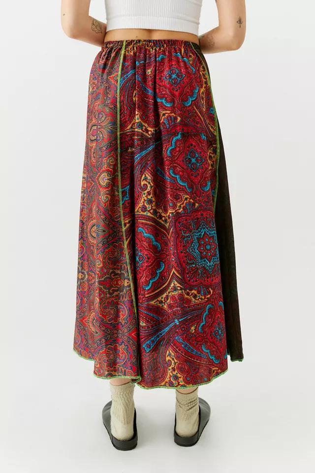 商品Urban Renewal|Urban Renewal Remade Dark Paisley Paneled Maxi Skirt,价格¥489,第5张图片详细描述