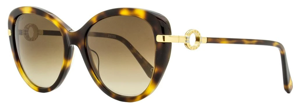 商品Omega|Omega Women's Cat Eye Sunglasses OM0032 52G Havana/Gold 56mm,价格¥962,第1张图片