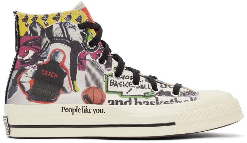 商品Converse|Multicolor Beat The World Chuck 70 High Sneakers,价格¥754,第1张图片