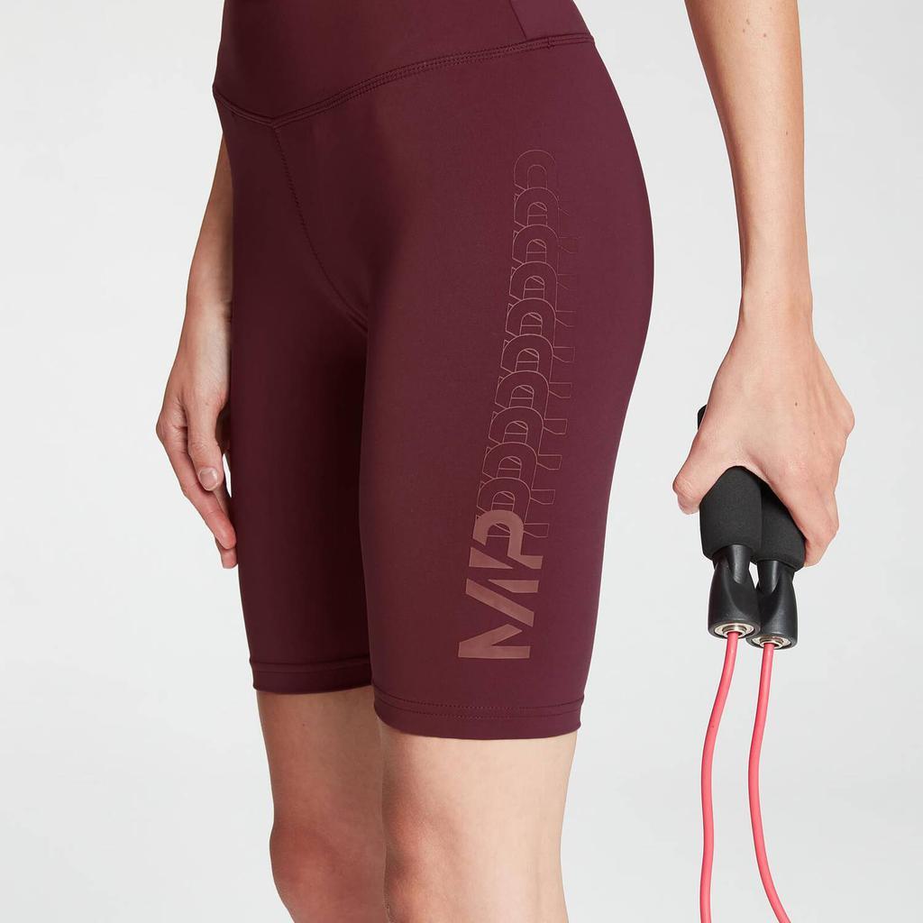 商品Myprotein|MP Women's Fade Graphic Training Cycling Shorts - Washed Oxblood,价格¥51-¥118,第6张图片详细描述