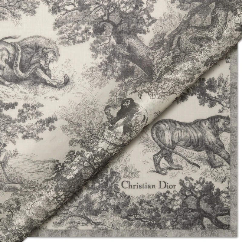 Dior 迪奥 女士灰色羊绒披肩 商品