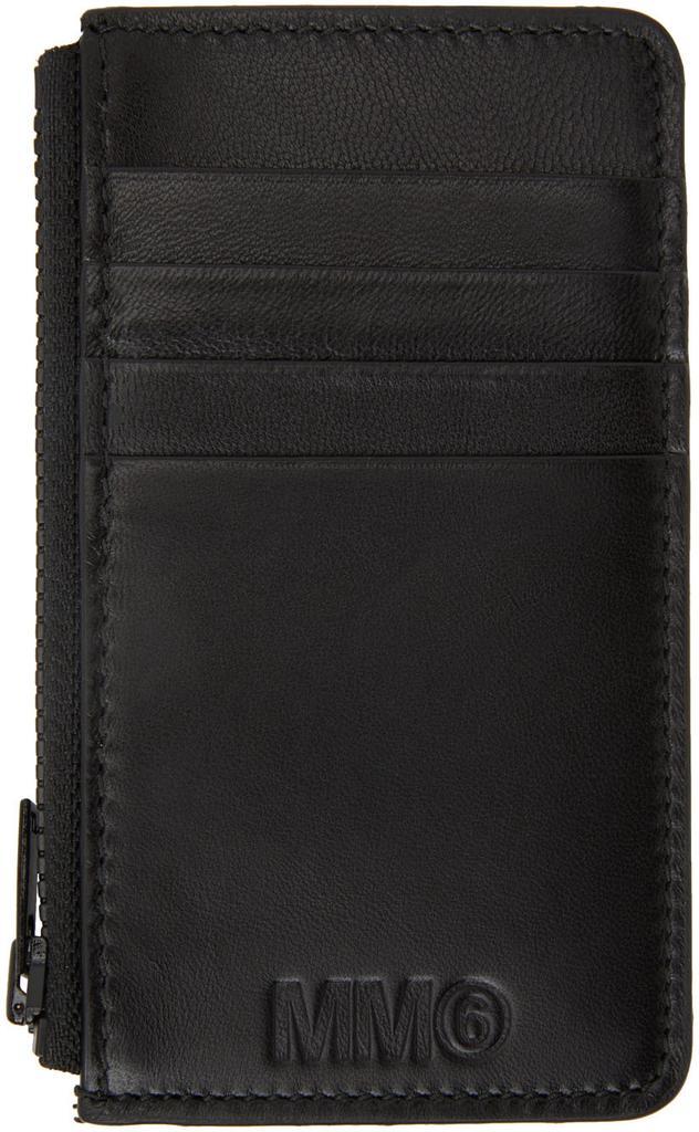 商品MAISON MARGIELA|Black Multifunctional Card Holder,价格¥1081,第1张图片