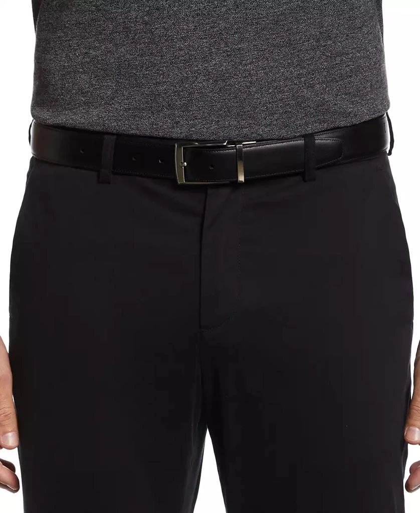 商品Perry Ellis|Perry Ellis Men's Tan Leather Reversible Belt,价格¥136,第5张图片详细描述