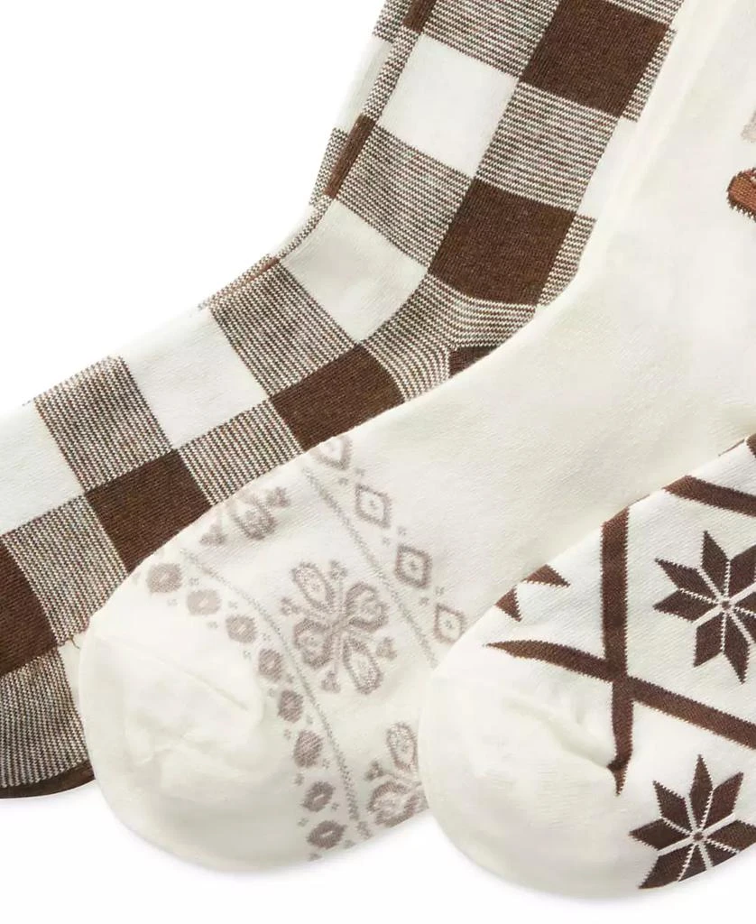 商品Ralph Lauren|Women's 3-Pk. Winter Bear Socks,价格¥260,第3张图片详细描述