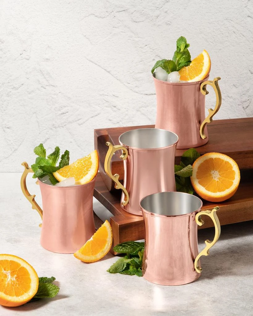 商品Coppermill Kitchen|Vintage-Inspired Cocktail Mugs, Set of 4,价格¥938,第3张图片详细描述