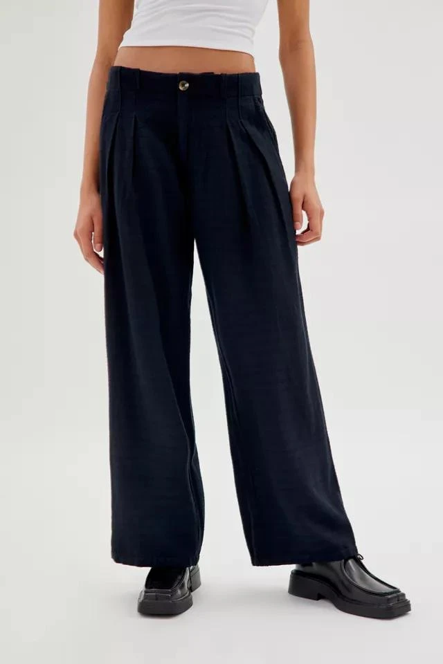商品Urban Outfitters|UO Martina Linen Trouser Pant,价格¥152,第2张图片详细描述