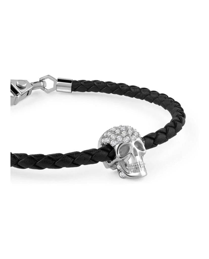 商品Philipp Plein|Plein Enigma Crystal Calf Leather Bracelet,价格¥1024,第2张图片详细描述