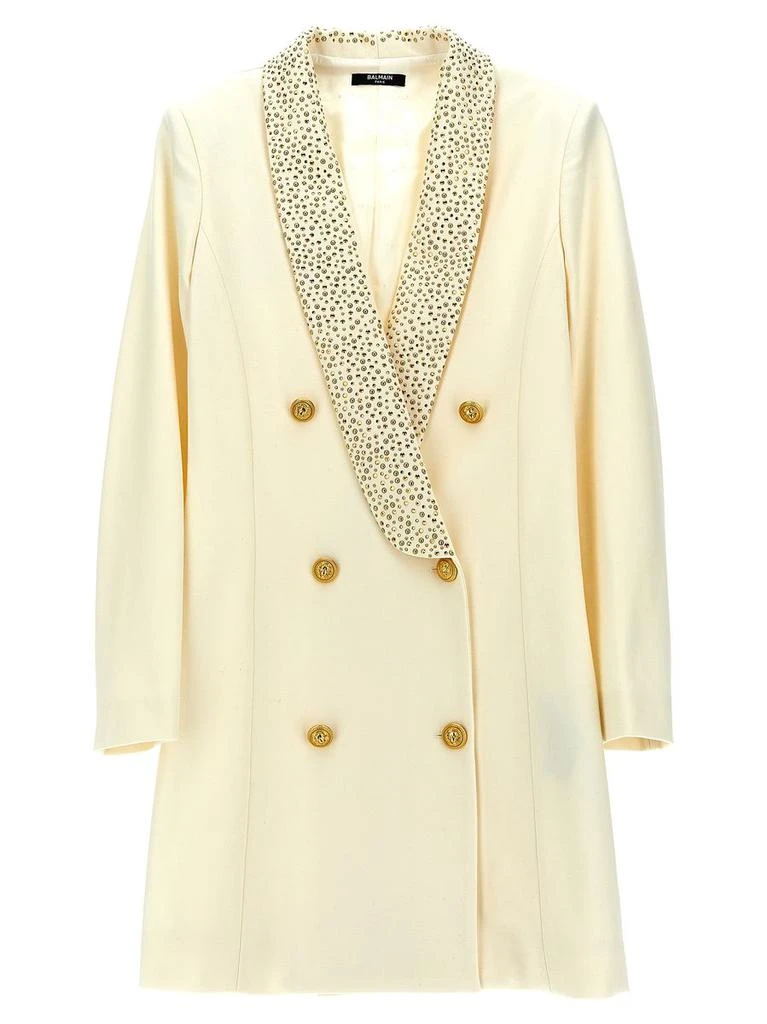 商品Balmain|Balmain Kids Rhinestone Blazer Dress,价格¥4132,第1张图片