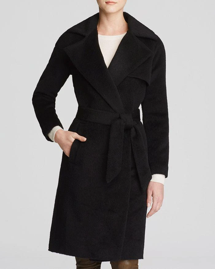 商品Trina Turk|Delaney Alpaca Wrap Coat 羊驼呢大衣,价格¥2224,第1张图片