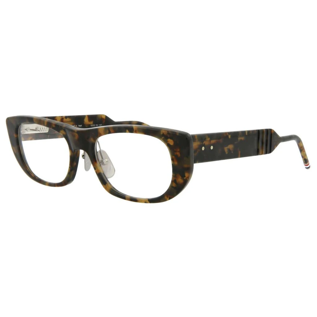 商品Thom Browne|Thom Browne Unisex Brown Rectangular Opticals,价格¥828,第1张图片
