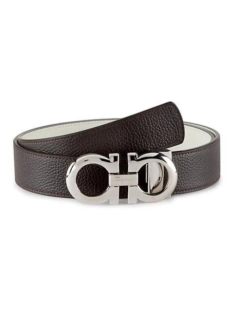 商品Salvatore Ferragamo|Branded Buckle Reversible Leather Belt,价格¥3878,第5张图片详细描述