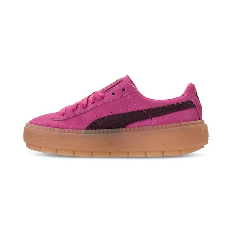 商品Puma|Women's Suede Platform Rugged Casual Sneakers from Finish Line,价格¥333,第4张图片详细描述